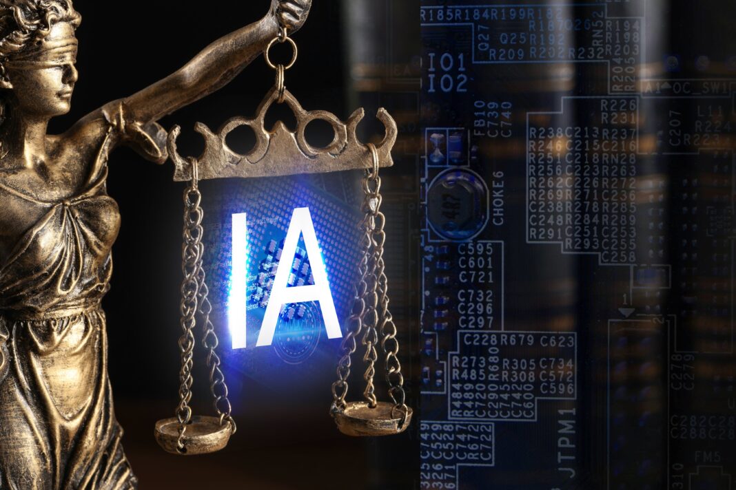 Ilustración conceptual de un ojo con un circuito electrónico, representando el reconocimiento facial y la inteligencia artificial.